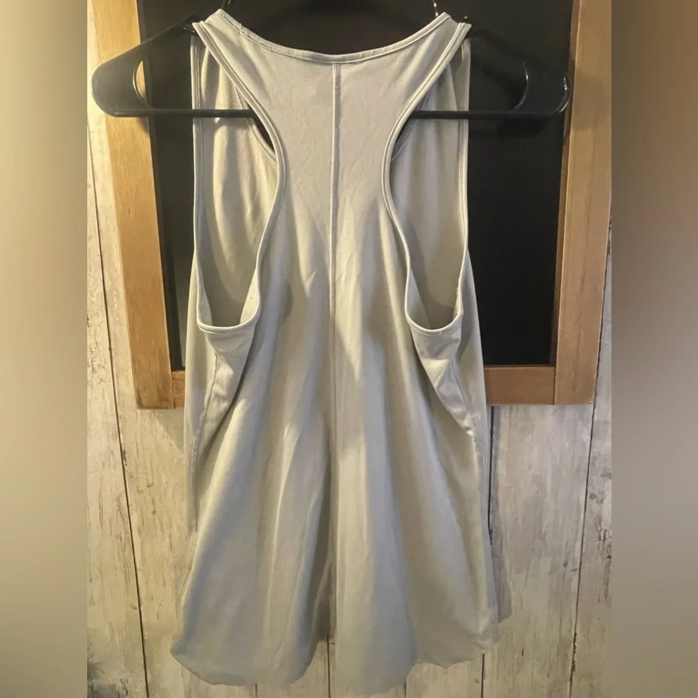 ASICS Small Gray Racerback Tank top - Picture 2 of 3
